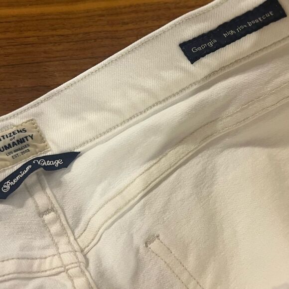 citizens of humanity Georgia boot cut Women's slit leg Jeans size 28 - Picture 7 of 12